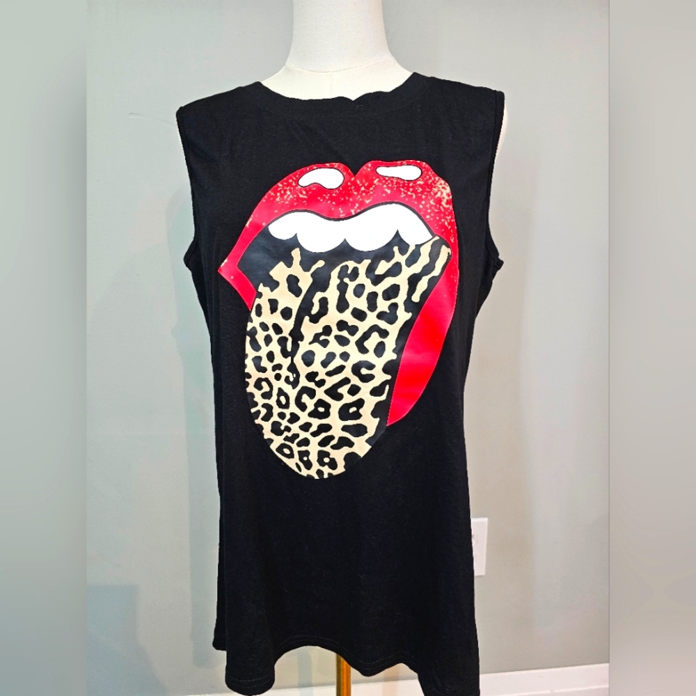 Ladies Large Graphic Tank